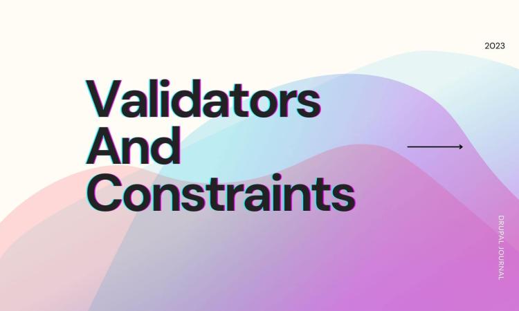 Validators and constraints banner